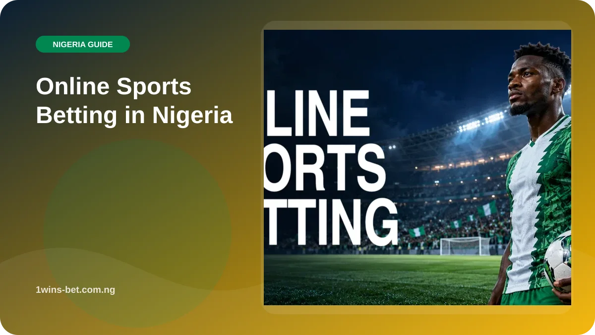 Online Sports Betting in Nigeria illustration